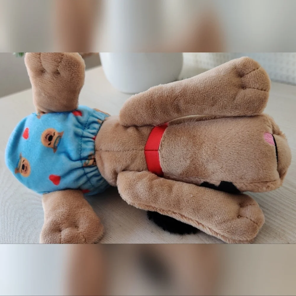 Hasbro 2023 Basic Fun Pound Puppies New Borns, Tan&Black 8